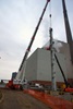 Das Maschinenhaus beherbergt später den Generator und die beiden Turbinen.
