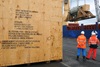 Die Hochdruckturbine ist gut auf der Baustelle angekommen und wird zunächst eingelagert