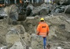 Bauarbeiter auf Baustelle