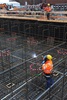 Bauarbeiter auf Baustelle
