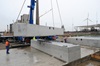 Betonklotz auf Baustelle