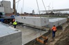 Betonklotz auf Baustelle