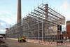 Montage des Kühlturms